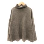 ソウルベリー Soulberry ニット セーター 長袖 タートルネック LL 大きいサイズ モカブラウン /YK16 レディース