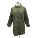 sa man sa Moss Moss SM2 blue с хлопком пальто длинный длина L хаки /YK1 женский 