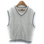 ショッピングzara ザラ ZARA ニットベスト プルオーバー Vネック ケーブル編み 164cm 白 ホワイト /SM7 女の子 キッズ