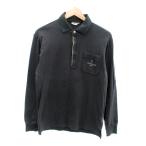  Trussardi TRUSSARDI Golf одежда рубашка-поло Polo цвет длинный рукав вышивка 46 S угольно-серый /HO32 мужской 