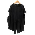 アディダスオリジナルス adidas originals オールインワン コンビネゾン ハイネック 半袖 ショート丈 M 黒 ブラック /HO37 レディース