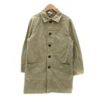 ショッピングARMEN アーメン ARMEN ステンカラーコート スプリングコート ロング丈 無地 1 ベージュ /MA5 メンズ