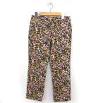 SunaUna Sunauna брюки длинный цветочный принт общий рисунок Zip fly 38 многоцветный чёрный зеленый orange /C женский 