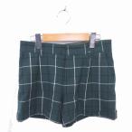  Mira o-wenMila Owen юбка-брюки шорты проверка roll выше 0 зеленый зеленый /TT7 женский 