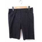  Beams Heart BEAMS HEART брюки полоса tuck Short половина 1 черный чёрный /FT39 женский 