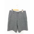 Indivi INDIVI брюки половина Short Zip fly шерсть 40 серый пепел /TT17 женский 