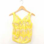  ho shoss майка топ общий рисунок хлопок хлопок безрукавка 36 желтый желтый /TT22 женский 