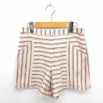 DUDE брюки Short окантовка полоса хлопок хлопок лен linen.36 светло-коричневый красный бежевый красный /TT21 женский 