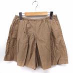  Iena IENA брюки юбка-брюки flair Short одноцветный простой хлопок 38 Brown чай /FT15 женский 