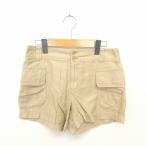  Iena IENA брюки Short Zip fly хлопок хлопок лен linen. одноцветный простой 36 светло-коричневый бежевый /TT11 женский 