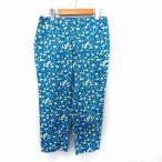  Journal Standard JOURNAL STANDARD брюки укороченные брюки маленький цветочный принт Zip fly карман 36 голубой /ST29 женский 