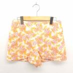  не использовался товар указатель INDEX с биркой юбка-брюки шорты общий рисунок боковой Zip M orange /TT женский 