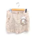  не использовался товар указатель INDEX с биркой юбка-брюки шорты ремень Zip fly S бежевый светло-коричневый /TT женский 