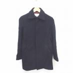  Sunao Kuwahara пальто внешний отложной воротник колено длина кнопка-застежка толстый шерсть порез ... нет S темно-синий темно-синий /TT20 женский 