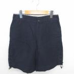 Human Woman брюки половина Short Zip fly одноцветный простой хлопок хлопок лен linen.S темно-синий темно-синий /TT17 женский 