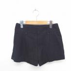  McAfee MACPHEE Tomorrowland брюки Short roll выше толстый шерсть Zip fly 34 чёрный черный /TT17 женский 