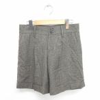  Spick &amp; Span Spick&amp;Span брюки половина Short тысяч птица .. roll выше Zip fly толстый 36 серый пепел /TT39 женский 
