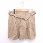  Iena IENA брюки юбка-брюки Short Zip fly одноцветный простой 36 светло-коричневый бежевый /TT19 женский 