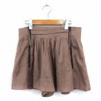  Abahouse du vi сеть abahouse devinette юбка-брюки брюки короткий Zip выше gya The - Brown /ST46 женский 