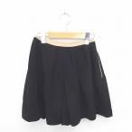 Rue de B bis дракон te беж винт брюки юбка-брюки Short боковой Zip одноцветный 1 чёрный черный /TT2 женский 