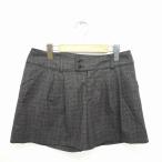  Queens Court QUEENS COURT брюки юбка-брюки Short тысяч птица .. проверка Zip fly шерсть .2 угольно-серый красный 