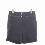  теория theory брюки юбка-брюки половина Zip fly шерсть шелк . тонкий 2 чёрный черный /TT22 женский 