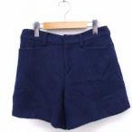  off on ofuon BASIC брюки Short шерсть . ворсистый 38 темно-синий темно-синий /FT33 женский 