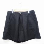  Payton Place PEYTON PLACE брюки низ юбка-брюки ламе Kirakira простой короткий Mini шерсть шерсть 13B черный чёрный 