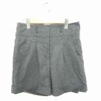 i.kavekaYECCA VECCA брюки юбка-брюки половина тысяч птица .. ламе Zip fly roll выше угольно-серый пепел /TT22