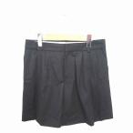  Tomorrowland коллекция брюки юбка-брюки Short Zip fly шерсть толстый 36 чёрный черный /TT28 женский 