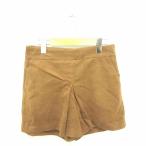  American Rag Cie AMERICAN RAG CIE брюки юбка-брюки Short боковой Zip поддельный замша 0 чай Brown /TT9 женский 