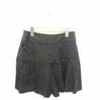  Ballsey BALLSEY Tomorrowland брюки юбка-брюки Short Zip fly тонкий одноцветный 36 чёрный черный /TT19 женский 