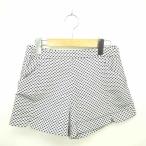  American Rag Cie AMERICAN RAG CIE брюки юбка-брюки Short общий рисунок задний Zip тонкий 0 белый темно-синий белый темно-синий /TT11