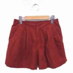  зеленый этикетка сирень расческа ng United Arrows green label relaxing юбка-брюки шорты одноцветный 36 красный красный /TT5