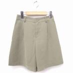  Gracia GLACIER брюки юбка-брюки колено длина одноцветный простой S хаки /FT25 женский 
