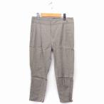  Spick &amp; Span Spick&amp;Span брюки конический одноцветный хлопок .38 хаки /FT16 женский 