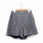  Misch Masch MISCH MASCH брюки низ юбка-брюки Short шерсть . общий рисунок tuck лента M чёрный белый /HT9 женский 