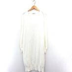  Nano Universe nano universe one ребра вязаный одноцветный простой V шея длинный длинный рукав хлопок хлопок F "теплый" белый /MT23 женский 