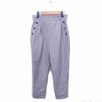  Child Woman CHILD WOMAN конические брюки центральный Press украшение кнопка боковой Zip 36 серый /TT32 женский 