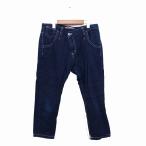  Nano Universe nano universe Denim джинсы укороченные брюки длина простой M индиго голубой /KT30 женский 