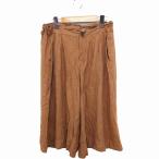 ji Emporium THE EMPORIUM гаучо брюки одноцветный хлопок хлопок M Brown чай /FT19 женский 