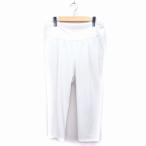  Comme Ca COMME CA бренд off BLANC D'OEUF конические брюки одноцветный простой tuck M~L слоновая кость белый /HT26 женский 