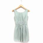  Lilly Brown Lily Brown flair One-piece платье колено длина безрукавка Cross задний 0 светло-зеленый /FT42 женский 