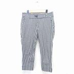  Natural Beauty Basic конический лодыжка проверка брюки Zip fly M черный белый чёрный белый /TT28 женский 
