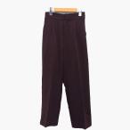  натуральный kchu-runatural couture центральный Press брюки распорка одноцветный простой tuck F Brown чай /HT11 женский 