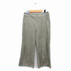  Spick & Span noble Spick&amp;Span Noble укороченные брюки распорка поддельный замша одноцветный 36 хаки /NT24 женский 