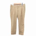  ритм ob жизнь RHYTHM OF LIFE UNITED ARROWS tuck конические брюки брюки из твила одноцветный S бежевый /FT30 женский 