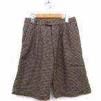  Journal Standard JOURNAL STANDARD шорты тысяч птица .. рисунок tuck шерсть . лен .36 Brown чай /HT32 женский 