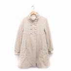  Olive des Olive OLIVE des OLIVE пальто внешний flair средний длина воротник-стойка шерсть слоновая кость белый /KT42 женский 