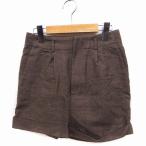  La Totalite La TOTALITE tuck шорты roll выше шерсть 36 Brown чай /FT40 женский 